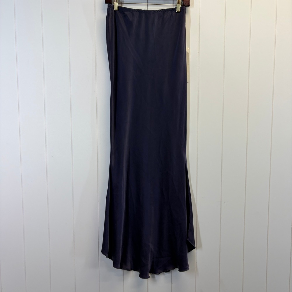 Sara Mique Y2K Fairy Silk Blend Maxi Skirt Womens Size 4 Formal Cocktail Classic